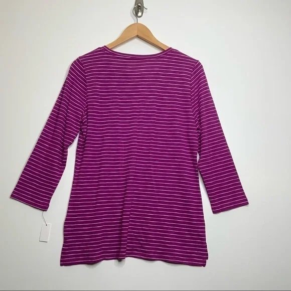 TALBOTS Crew-Neck Shirt. Size Medium. (NWT) - Picture 2 of 6
